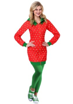 Strawberry Hoodie Dress