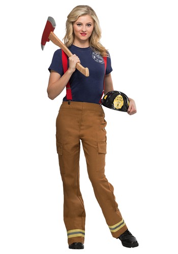 Fire Captain Plus Size Costume for Women