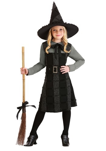 Girl's Gothic Stitch Witch Costume