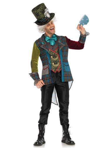 Colorful Mad Hatter Mens Costume