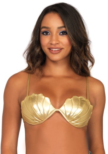 Women's Gold Mermaid Bra Top