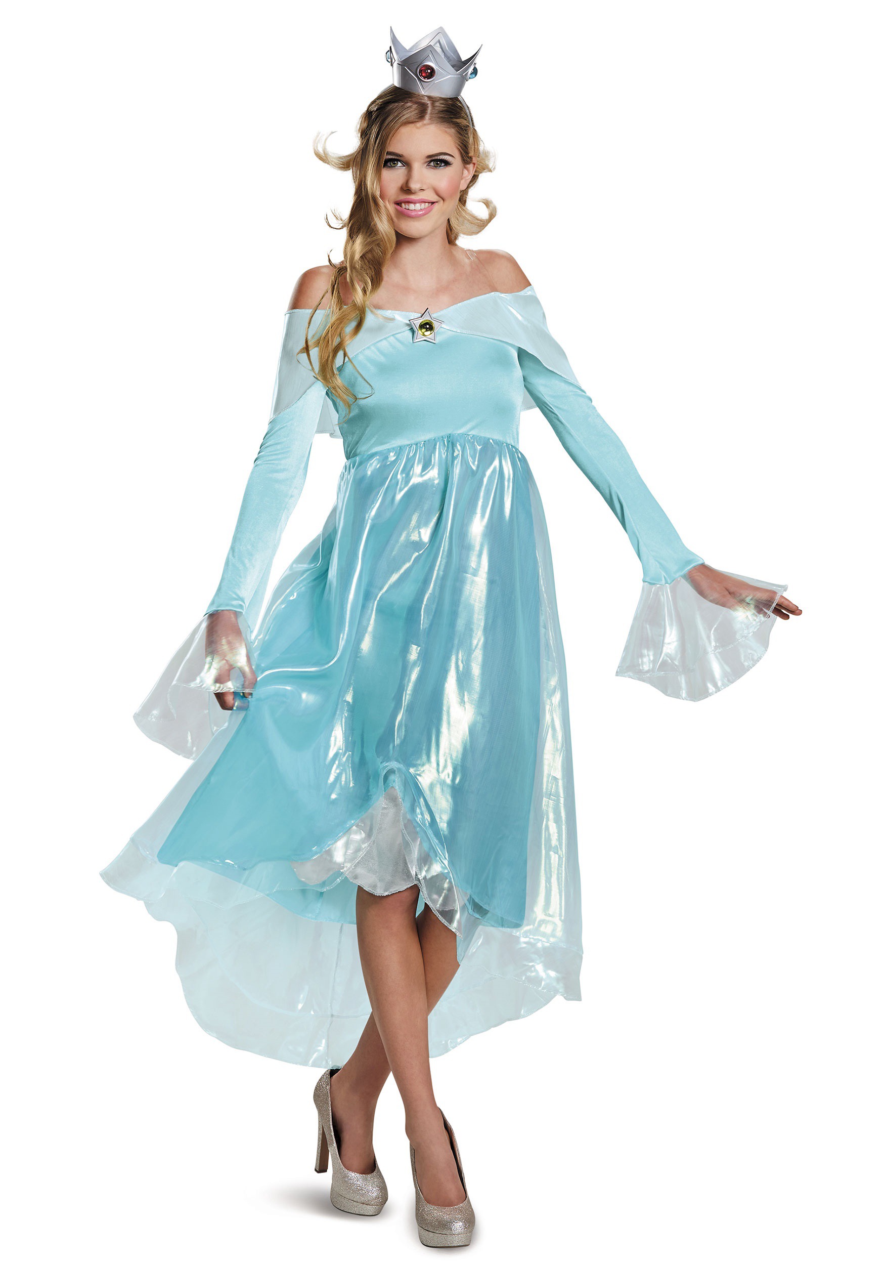 Photos - Fancy Dress MARIO Disguise Super  Rosalina Deluxe Costume for Women Blue 