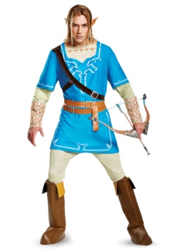 Legend of Zelda Link Breath of the Wild Mens Deluxe Costume