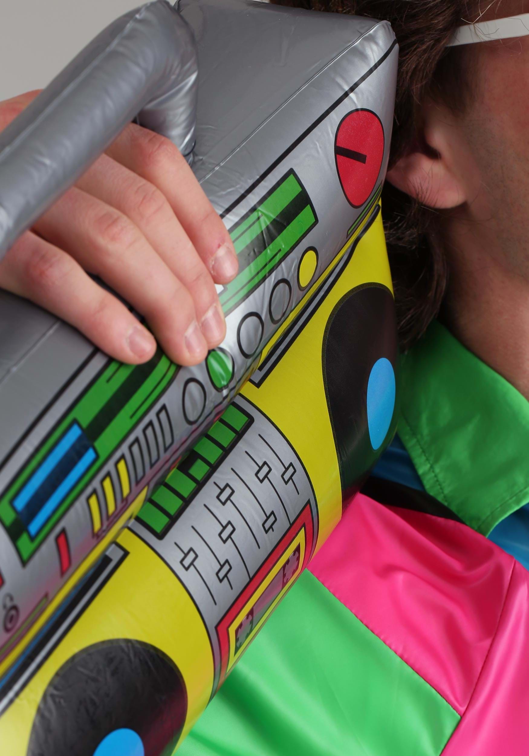 Inflatable 80s Boombox Accessory