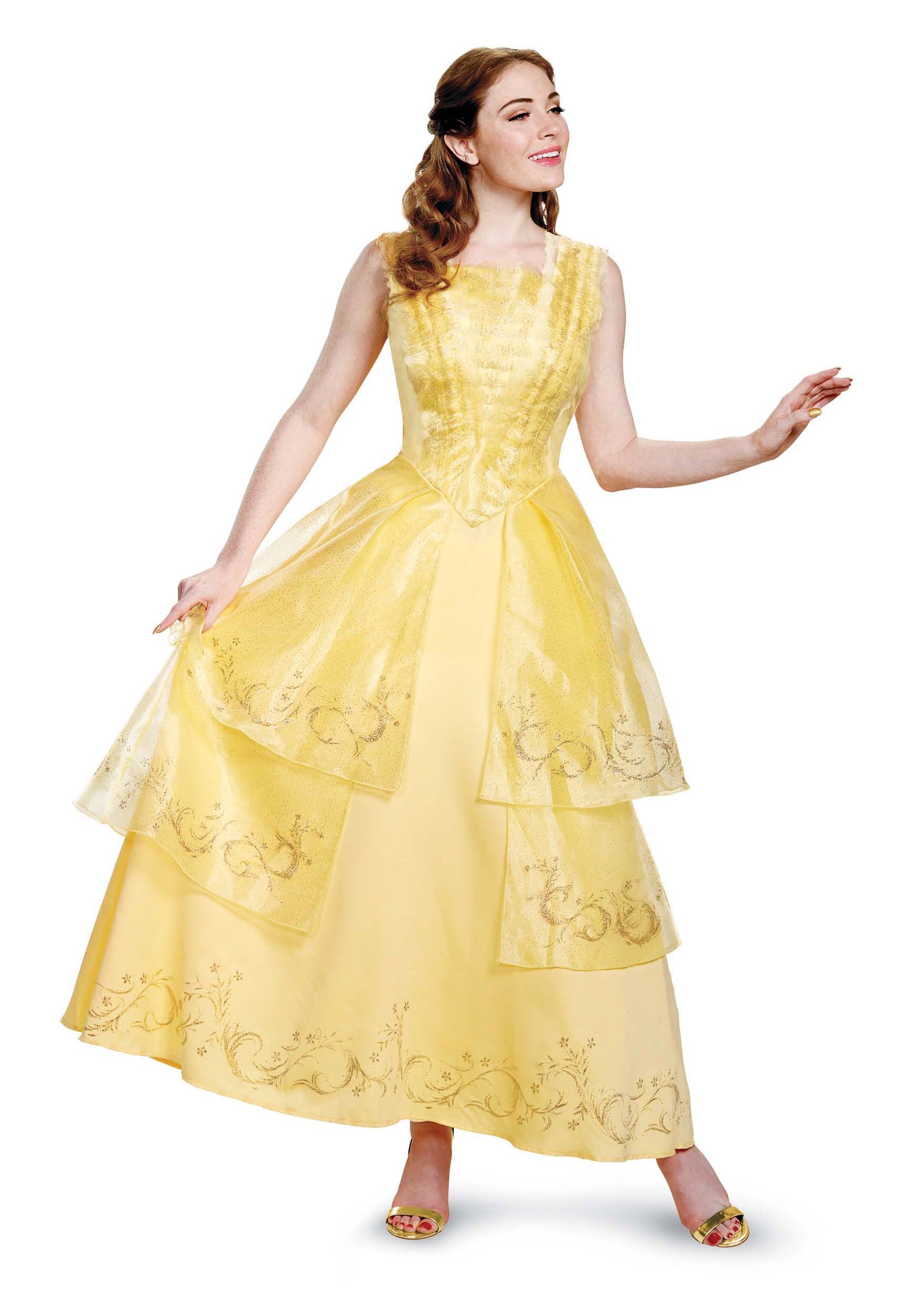 Disney Inspired Deluxe Belle Ball Gown From Beauty An - vrogue.co