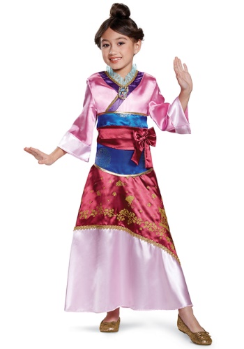 Girls Mulan Deluxe Costume