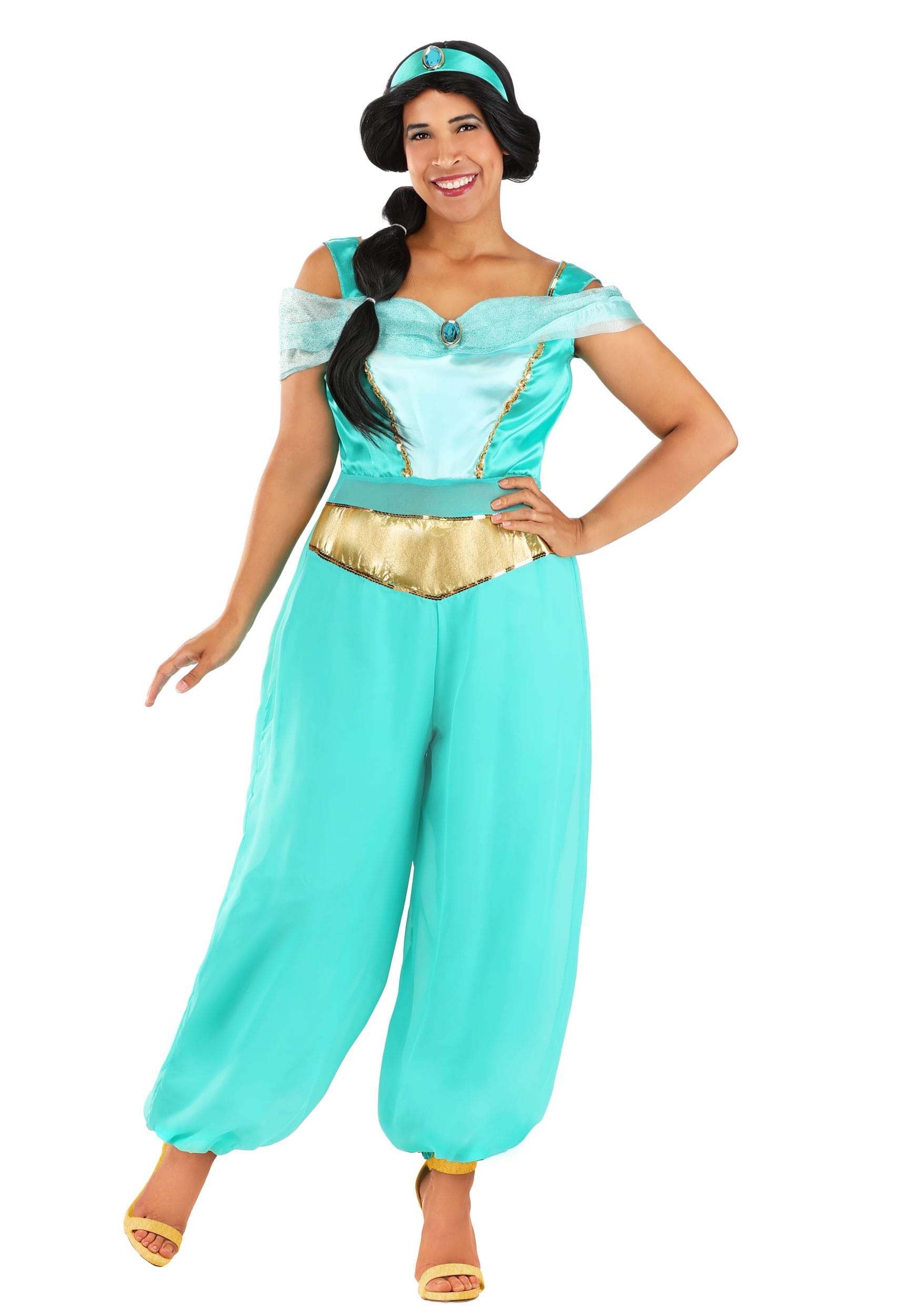 Déguisement Jasmine adulte Disney Aladdin taille M
