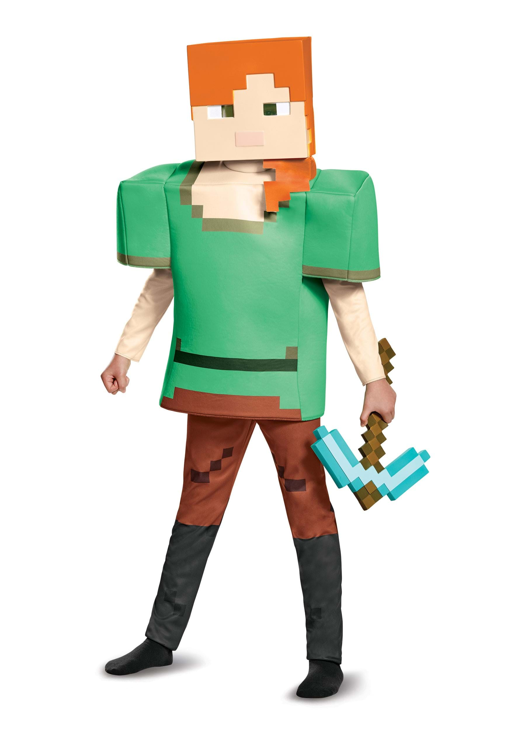 minecraft steve costume template