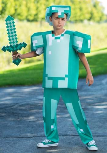 Deluxe Minecraft Armor Costume for Kids