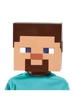 Kids Minecraft Steve Vacuform Mask main1