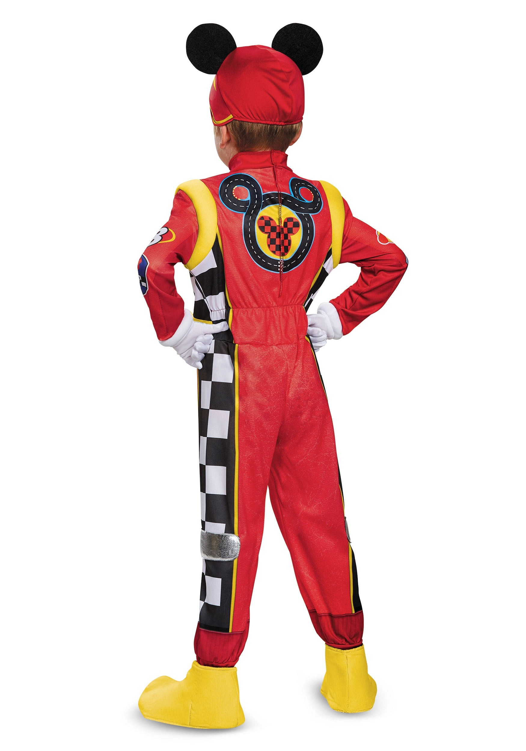 Disguise Disney Mickey Mouse Roadster Racer Toddler Boys Costume M 3T-4T