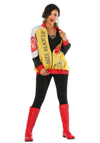 Z-Shop Women's 90s Themed Party Outfit,Hip Hop Baseball Jersey Clothing and Shorts, Jewelry Accessories for Halloween