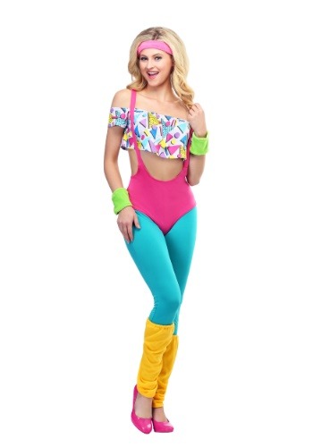 Women's Work It Out 80's Costume