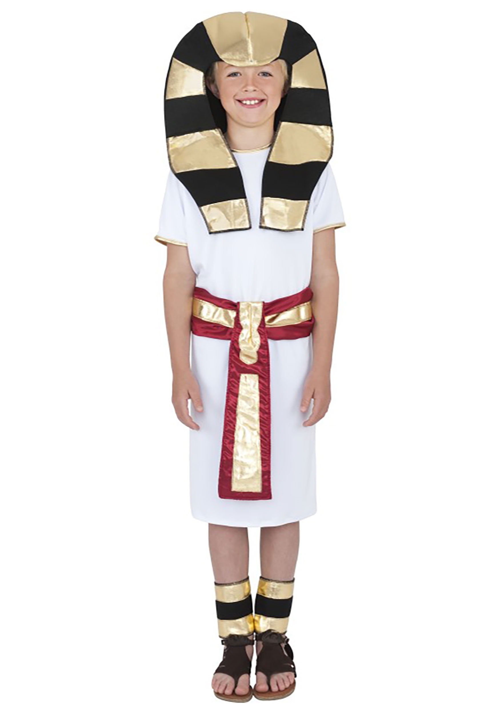 Disfraz de faraón para niños Multicolor
