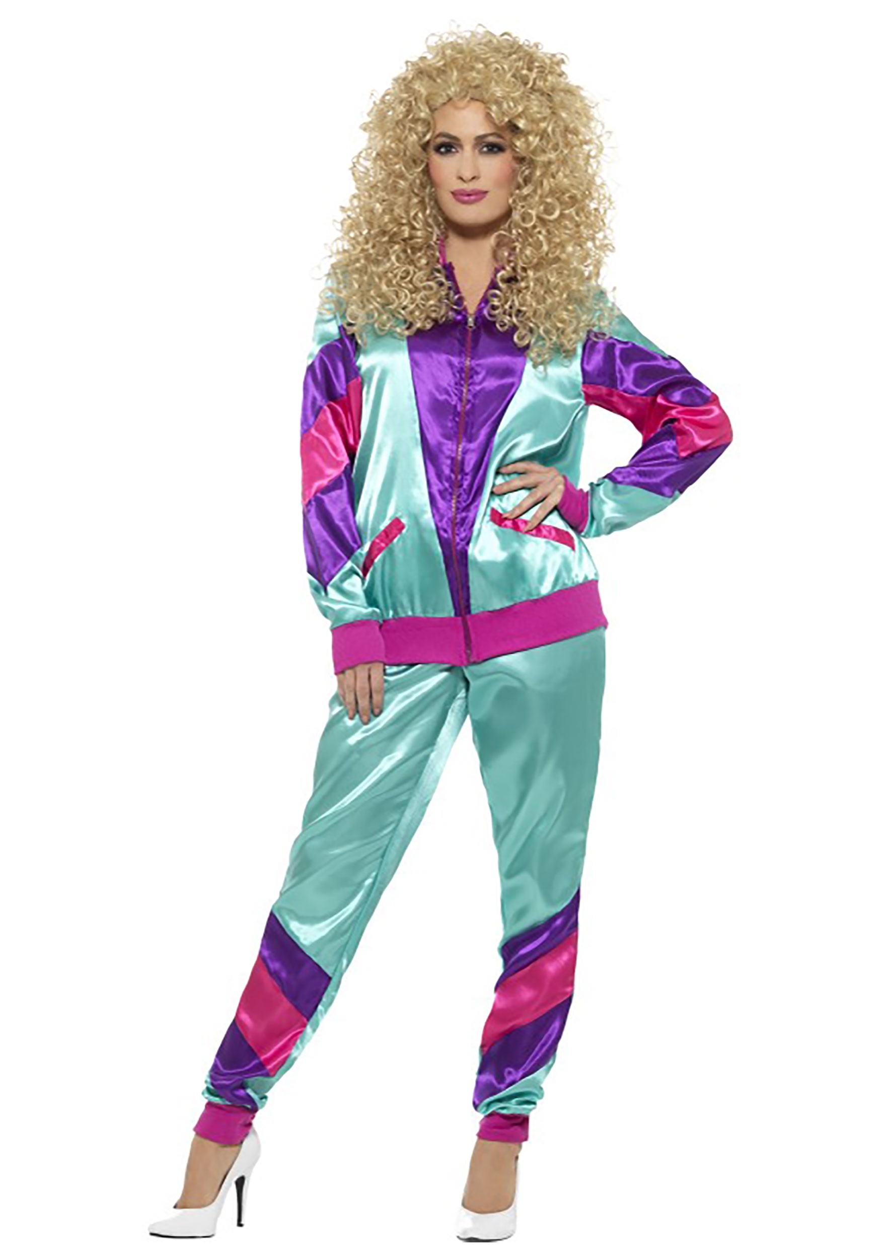 80's tracksuit women's costume