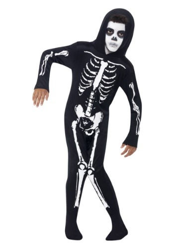Child Skeleton Jumpsuit Costume