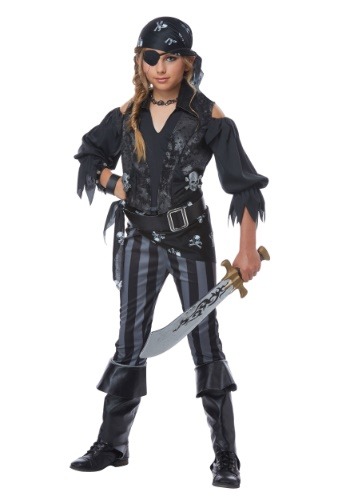 Girls Rebel Pirate Costume