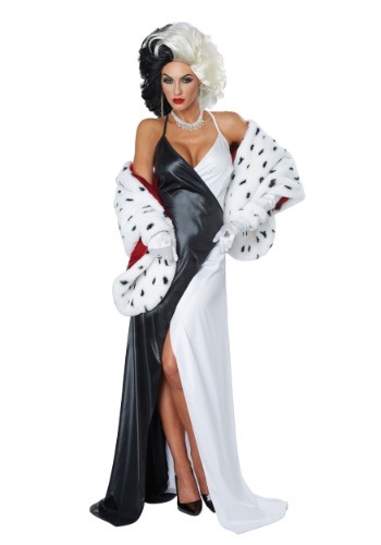 Glamorous Cruella Evil Diva Costume