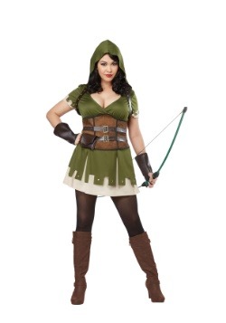 Lady Robin Hood Plus Size Womens Costume