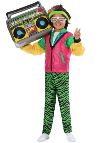 80S Jock Costume For Boys