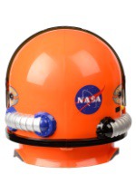 Kids Orange Astronaut Helmet Alt 3