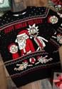 Adult Rick and Morty Happy Human Holiday Knit Sweater-0