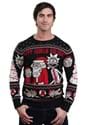 Rick and Morty Happy Human Holiday Adult Knit Swea Alt 1