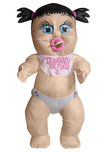 Inflatable Baby Girl Adult Costume upd