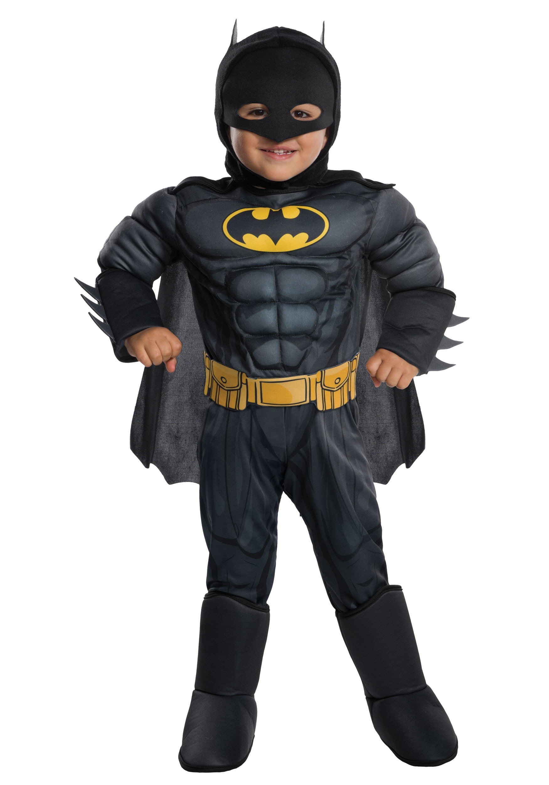 Halloween Costumes DC Comics Batman Padded Jumpsuit Toddler 2T-3T