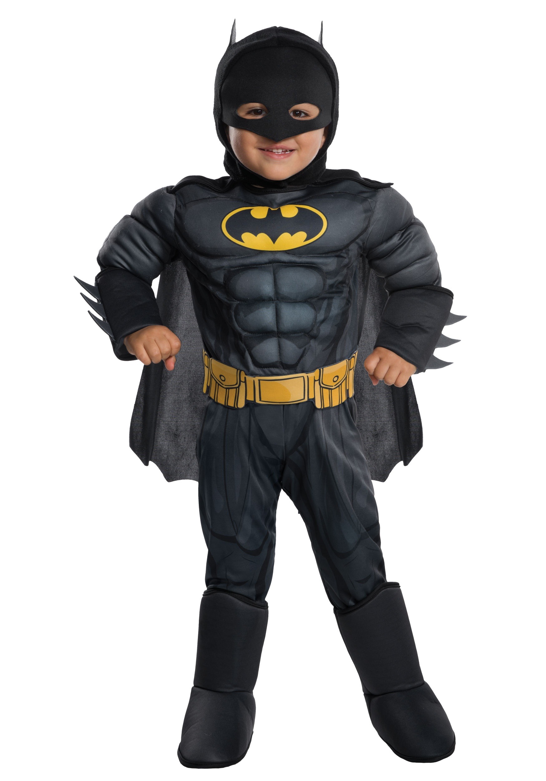 Disfraz de lujo para niños pequeños de Batman Multicolor