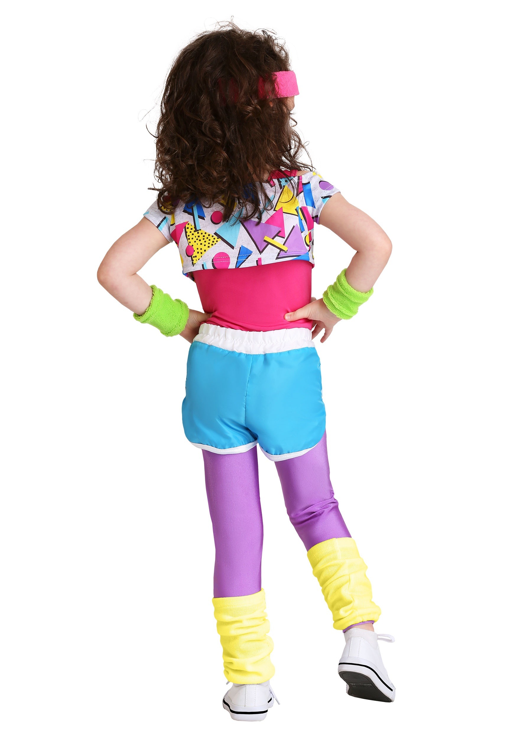 Work It Out 80s Costume for Toddler Girls