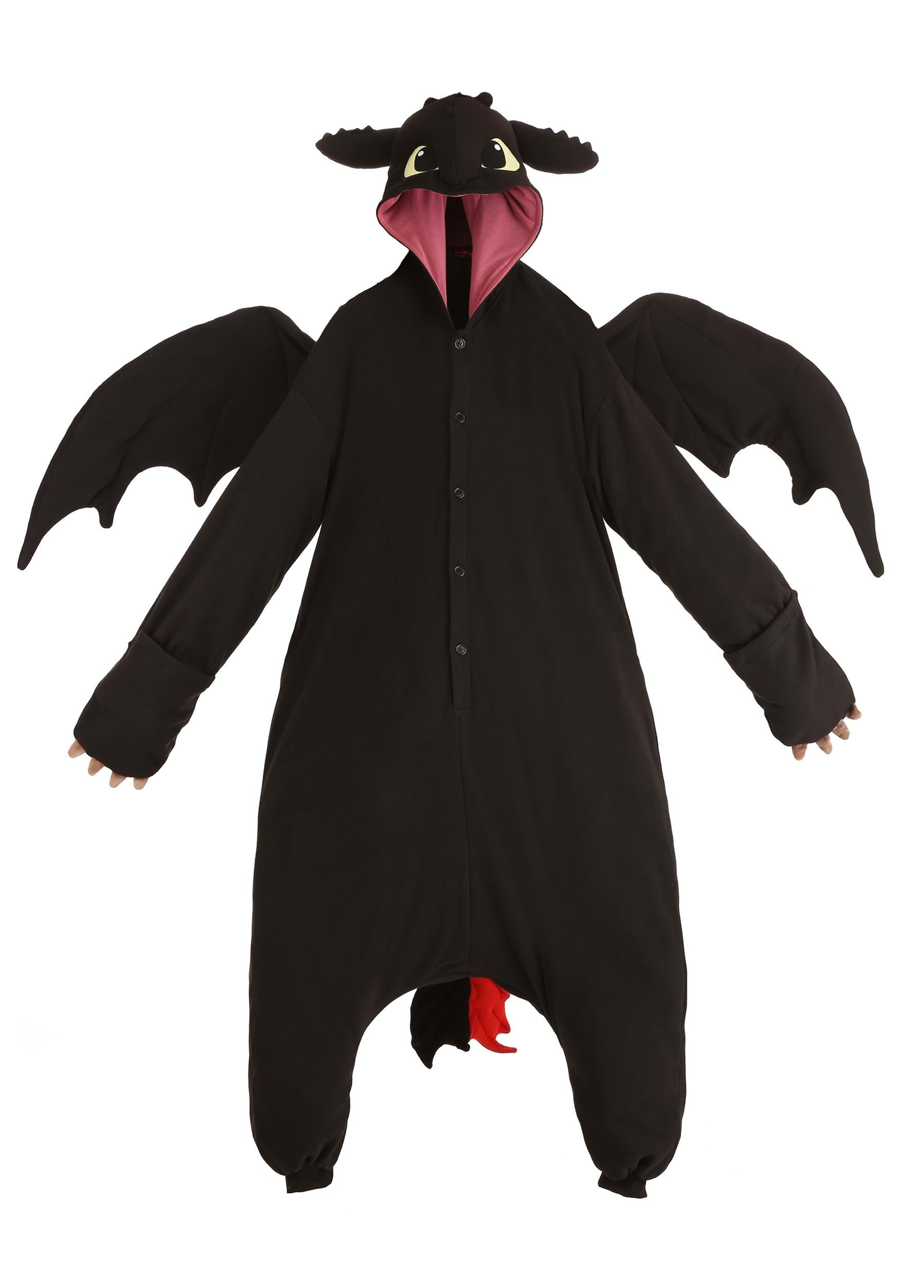  SAZAC Kigurumi - How to Train Your Dragon - Toothless - Onesie  Jumpsuit Halloween Costume : Clothing, Shoes & Jewelry