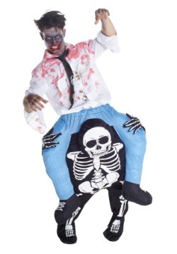 Skeleton Piggyback Mens Costume