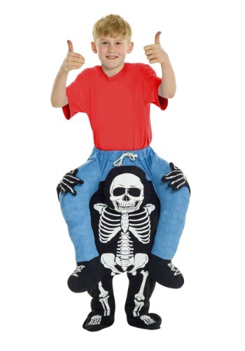 Skeleton Piggyback Kids Costume