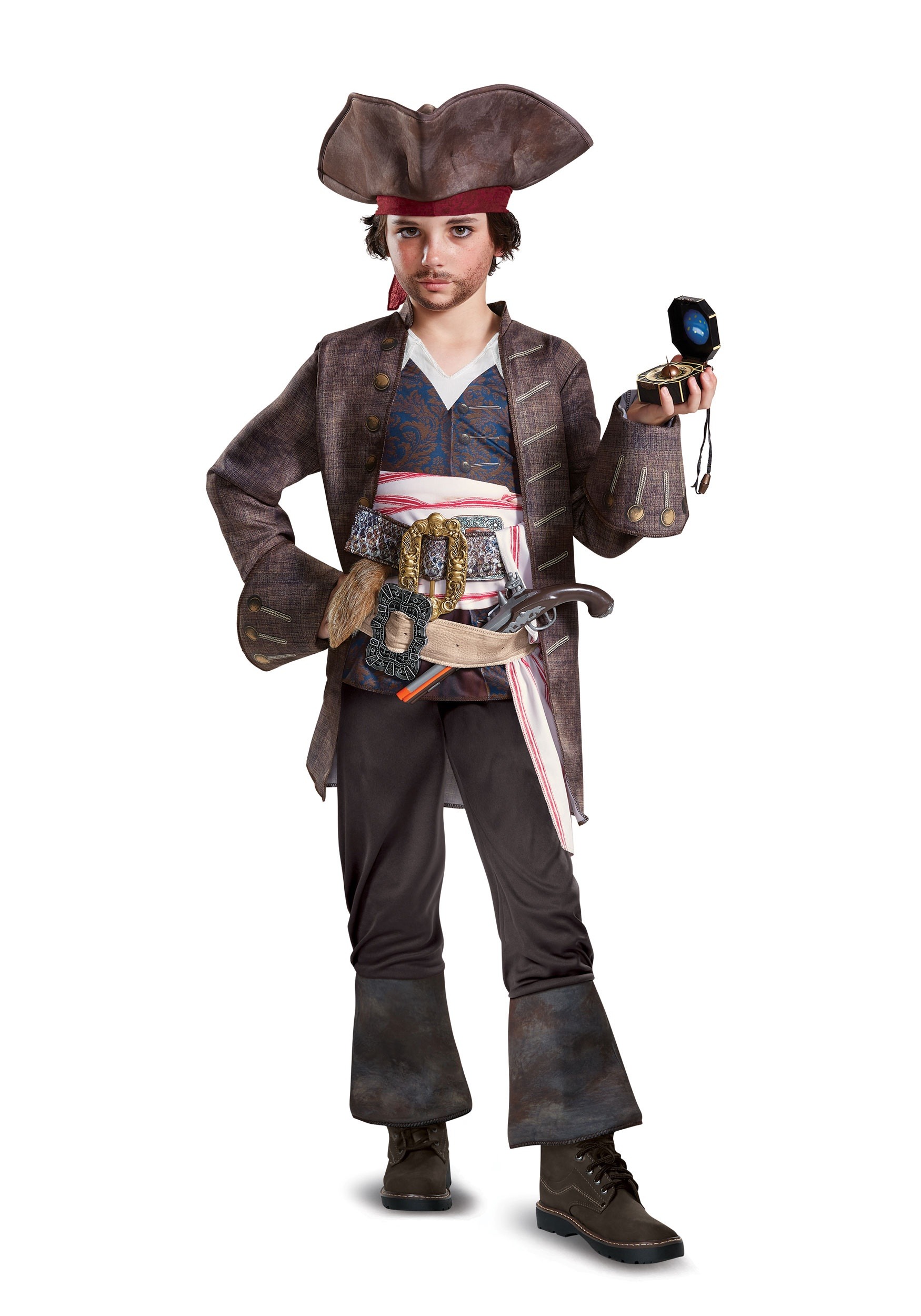 Captain Jack Sparrow Deluxe Costume for Boys