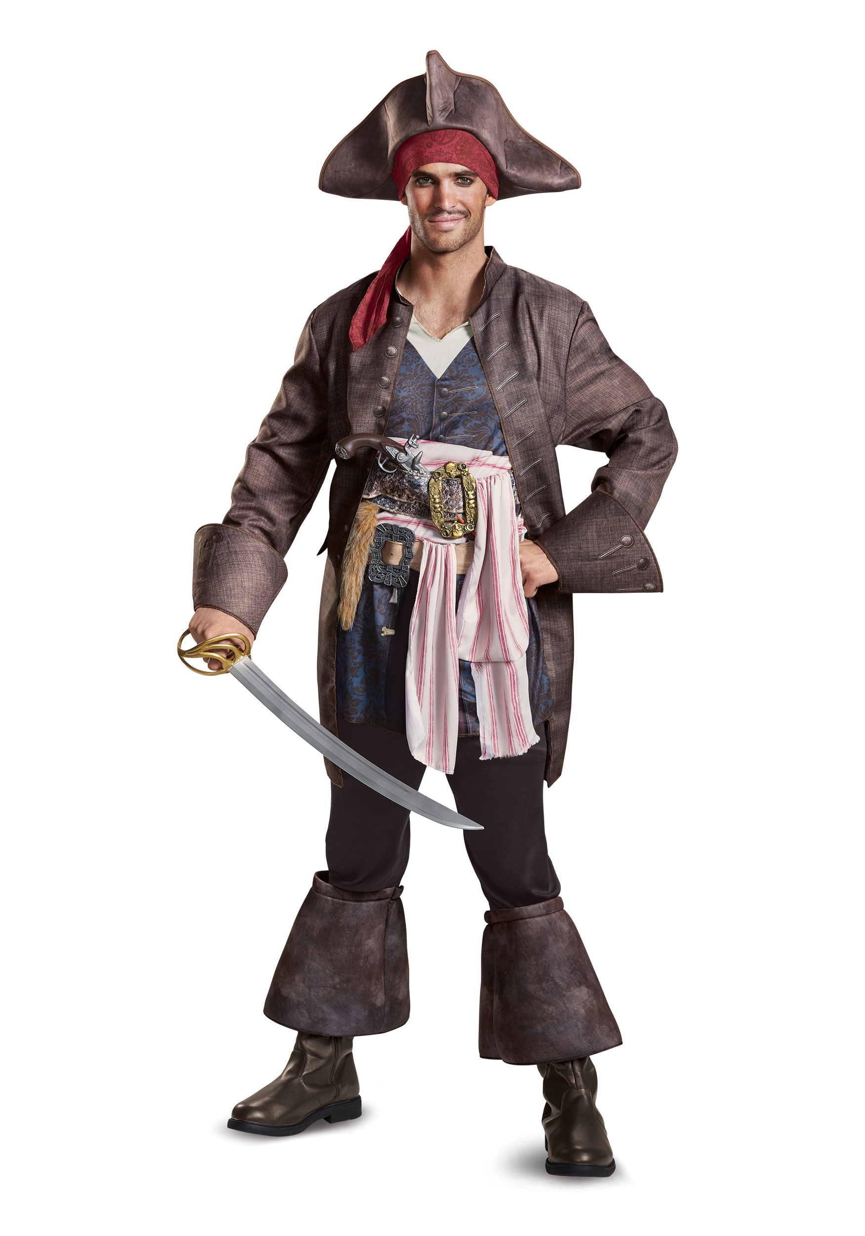 Captain Jack Sparrow Deluxe Costume For Men 8600