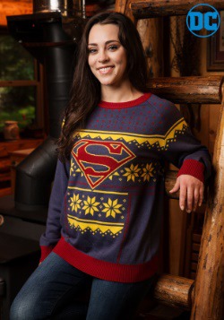 Women's Superman Holiday Sweater