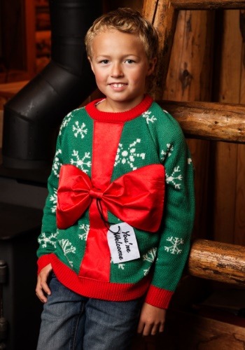 Little girls hotsell christmas sweaters