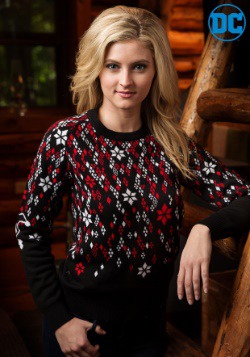 Harley Quinn Diamond Womens Sweater