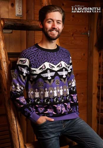 Labyrinth Character Ugly Christmas Sweater for Adults Alt 3