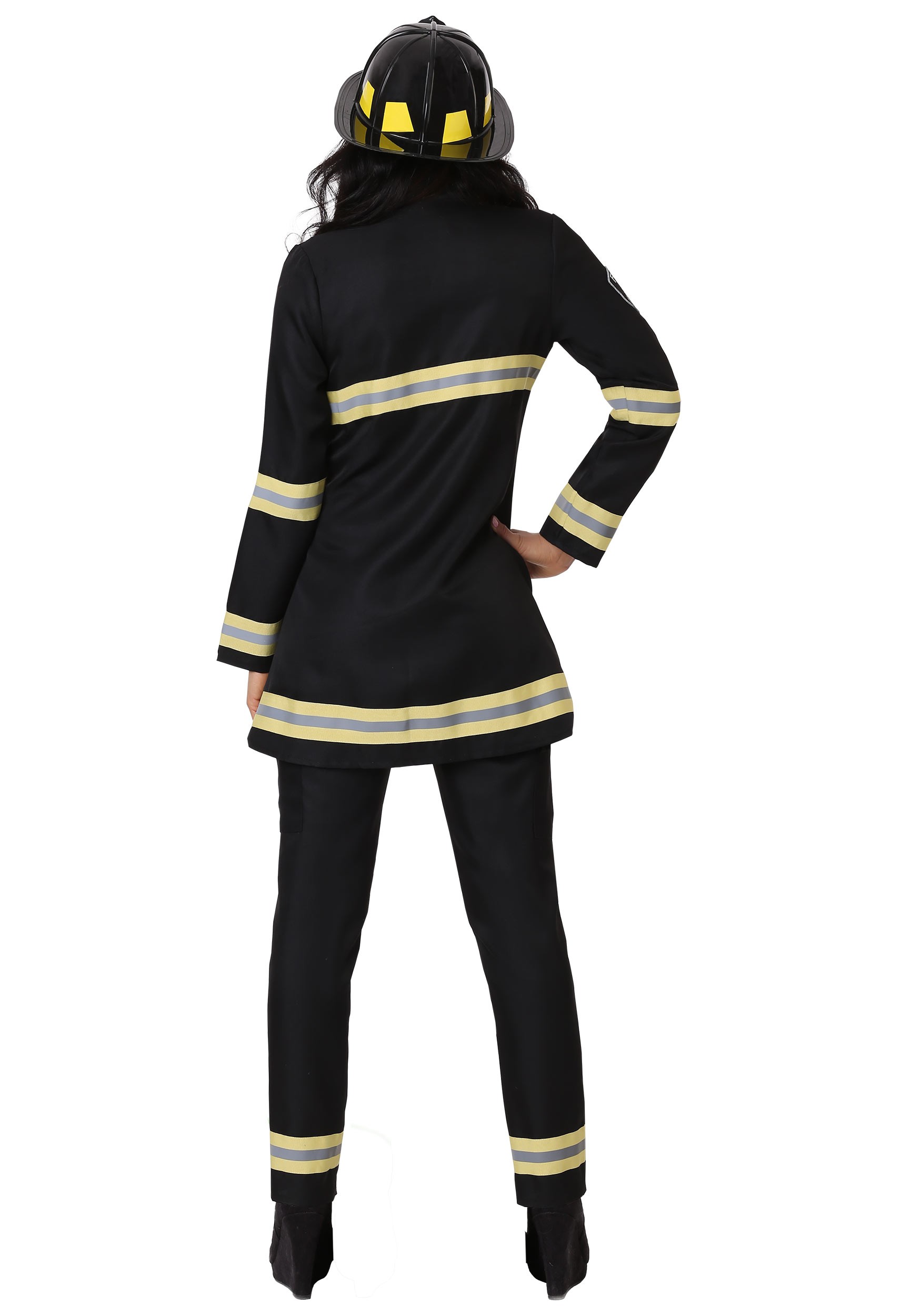 Women's Black Firefighter Costume