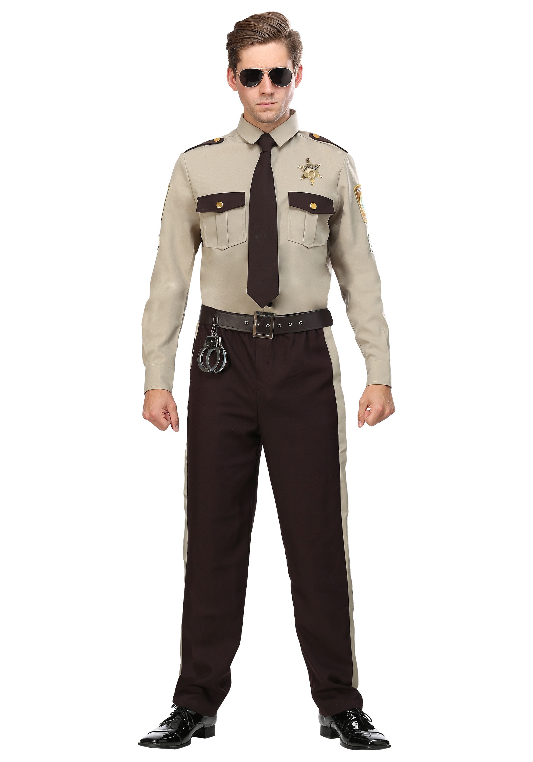 Costumes, Reenactment, Theatre US SHERIFF COSTUME HALLOWEEN ZOMBIE 