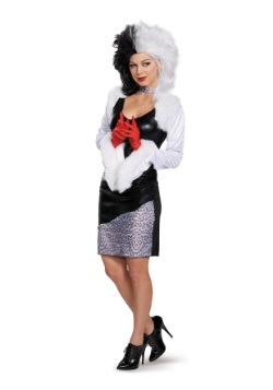 Sassy Cruella Womens Costume