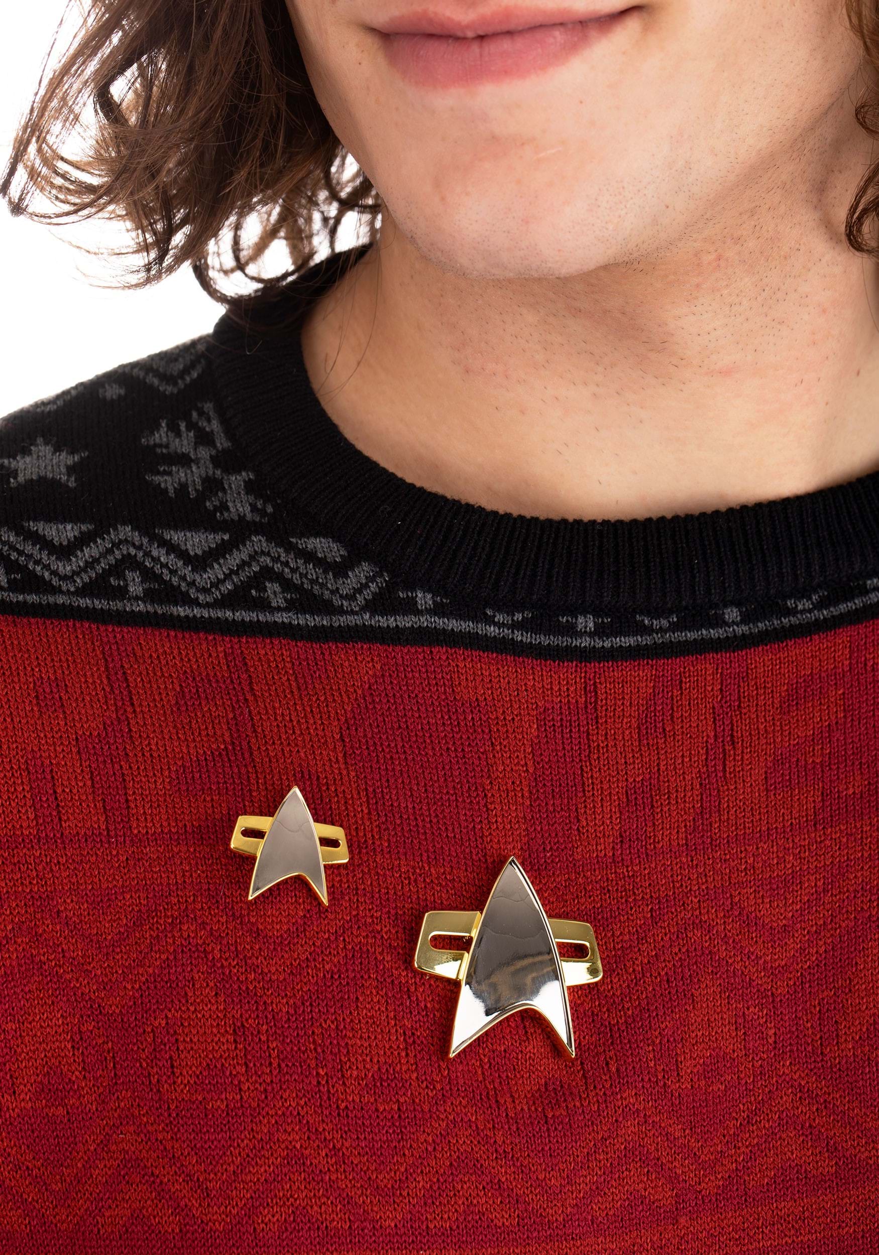 1:1 Star Trek Communicator Magnetic Captain Badge Replica Gifts Cosplay Costume