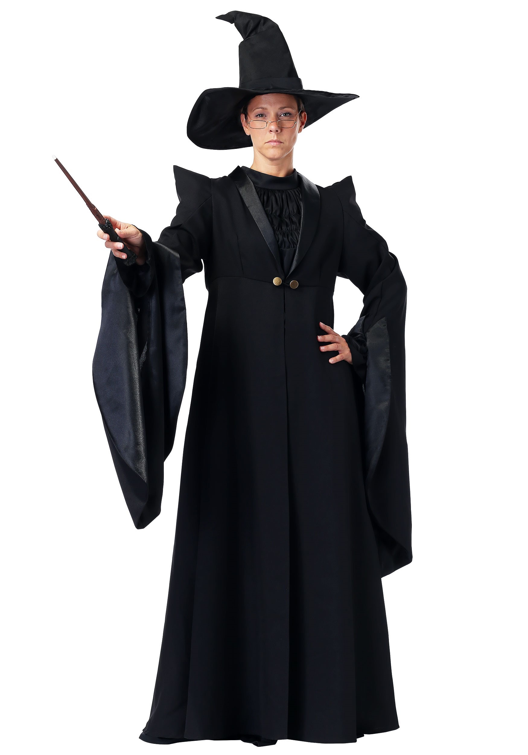 Cosplay Professor Minerva McGonagall Costume Halloween Outfit