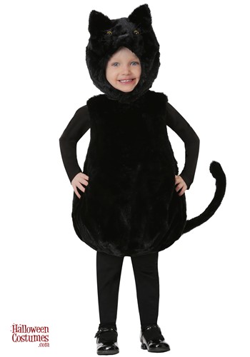 Bubble Body Black Kitty Costume for a Toddler