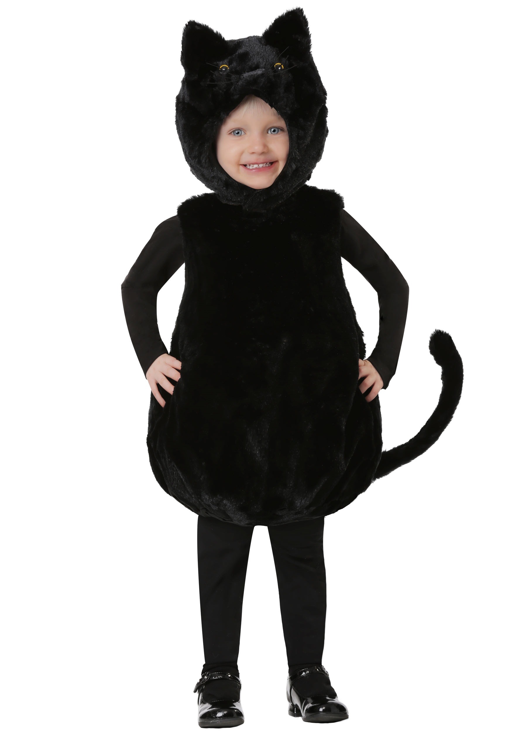 Disfraz de gatito negro de burbujas para niños pequeños Multicolor