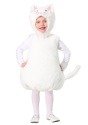 Toddler Bubble Body White Kitty Costume