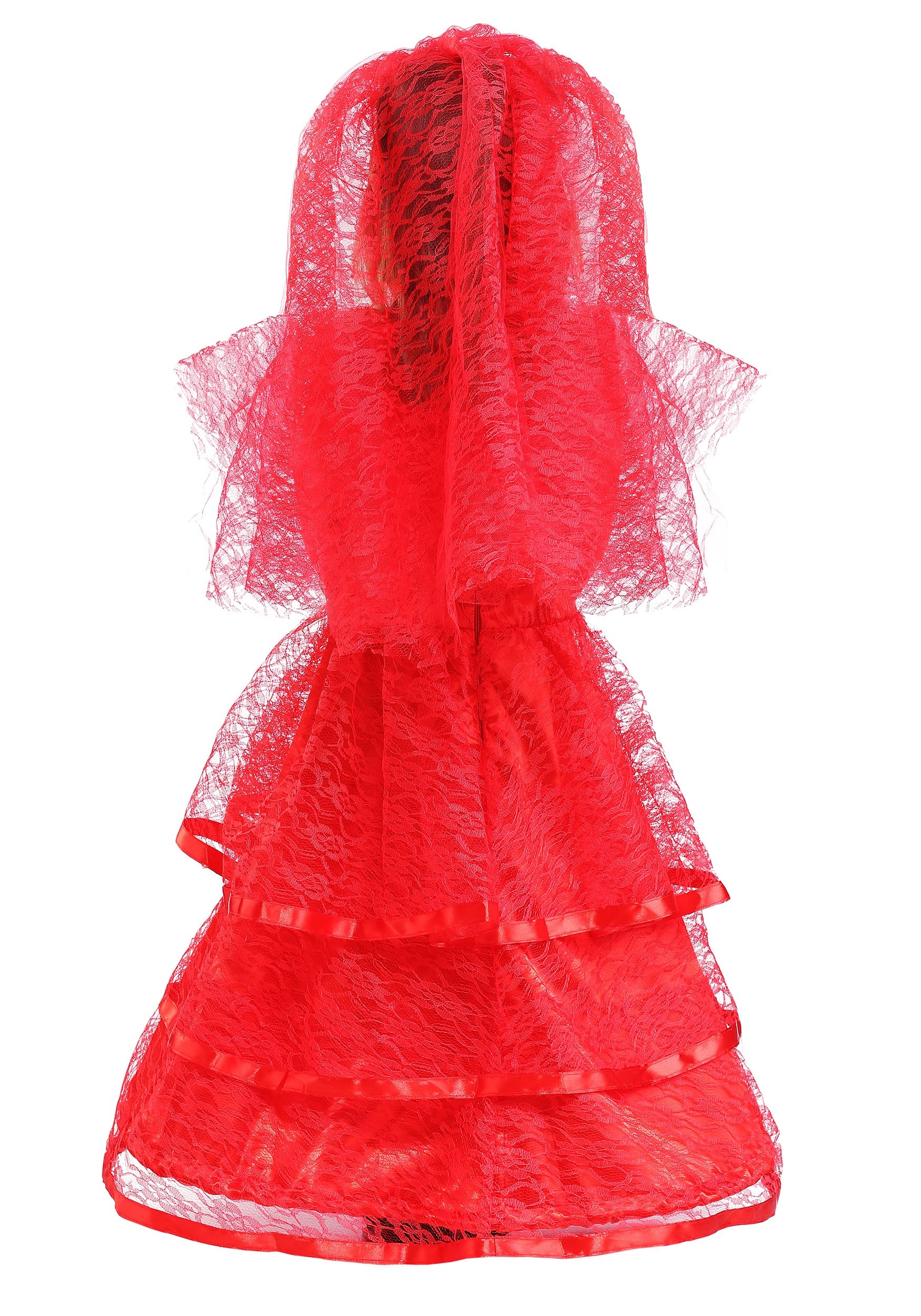 Aap Terugspoelen Zo veel Gothic Red Wedding Dress Costume for Young Girls