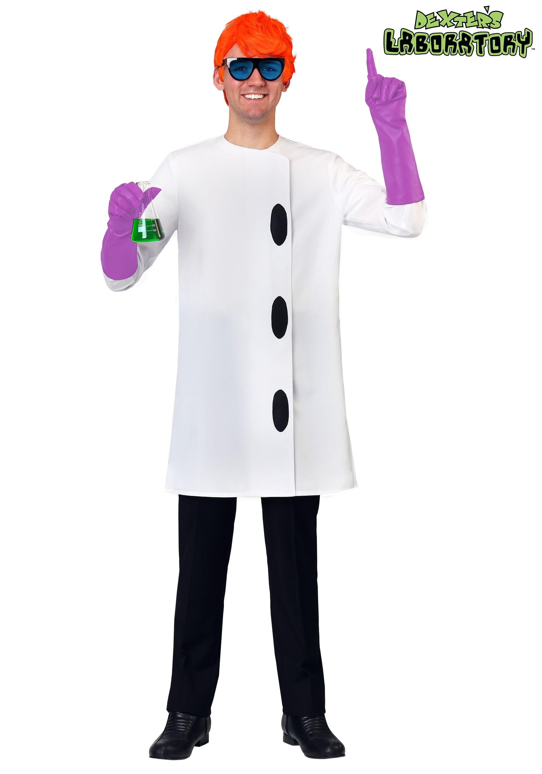 Dexters Laboratory Dexter Costume For Adults.
